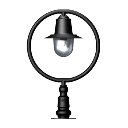 Classic railway style pier light for narrow pier caps 0.52m (H354)
