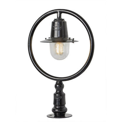 Classic railway style pier light for narrow pier caps 0.52m (H354)