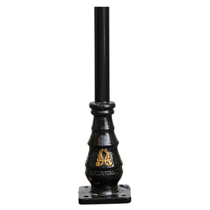 Georgian style lamp post in cast iron and steel 2.21m (H407)