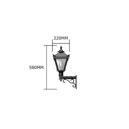 Victorian traditional wall light in grey display stock (H043)