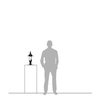 Georgian style pier light for flat piers 0.45m (H452)