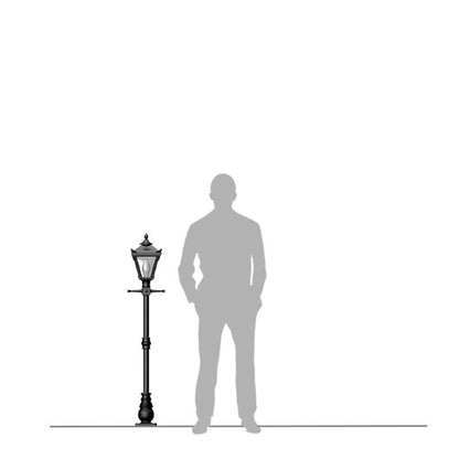 Victorian traditional cast iron lamp post 1.4m (H004)