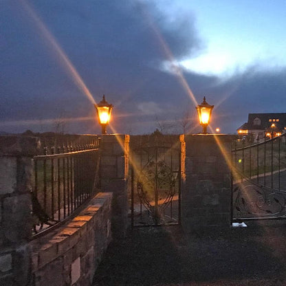 Victorian traditional cast iron pier light for flat pier caps 0.7m (H051)