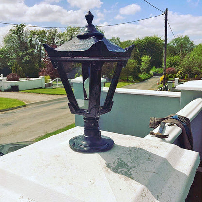 Victorian traditional cast iron pier light for flat pier caps 0.4m (H052)