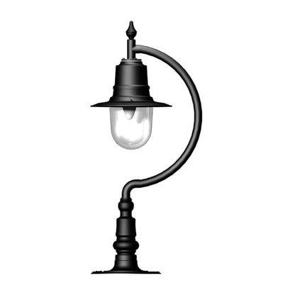 Vintage tear drop pier light for flat piers 0.98m (H551)