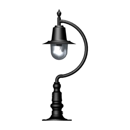 Vintage tear drop pier light for flat piers 0.64m (H552)