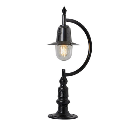 Vintage tear drop pier light for flat piers 0.64m (H552)
