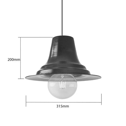 Outdoor hanging lamp with IP65 lampholder (H721)
