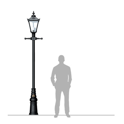 Victorian traditional cast iron lamp post 3m (H801)