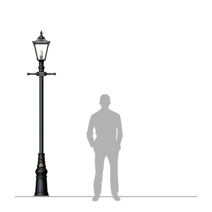 Victorian traditional cast iron lamp post 2.9m (H802)