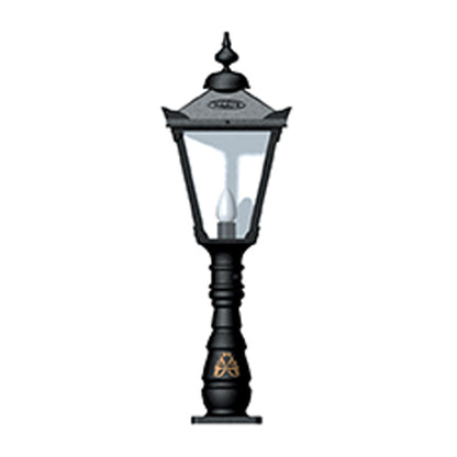 Victorian traditional cast iron pedestal light 1.16m (H808)
