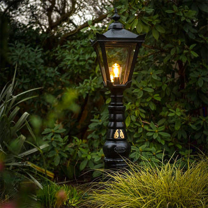Victorian traditional cast iron pedestal light 1.54m (H813)
