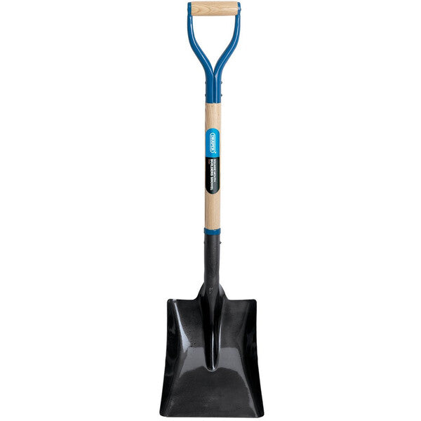 HARDWOOD SHAFTED SQUARE MOUTH BUILDERS SHOVEL - Draper Tools & Workwear