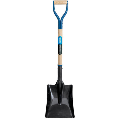 HARDWOOD SHAFTED SQUARE MOUTH BUILDERS SHOVEL - Draper Tools & Workwear