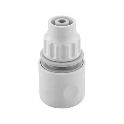 10mm Female Hose Connector, White/Grey - Best4Trade-Retail Garden watering