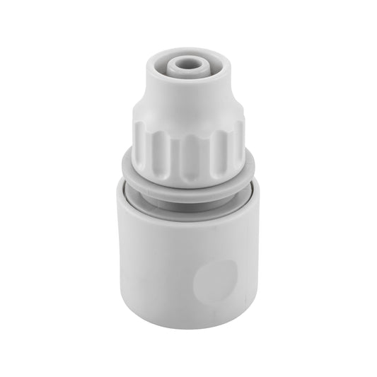 10mm Female Hose Connector, White/Grey - Best4Trade-Retail Garden watering