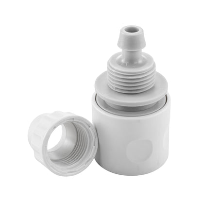 10mm Female Hose Connector, White/Grey - Best4Trade-Retail Garden watering
