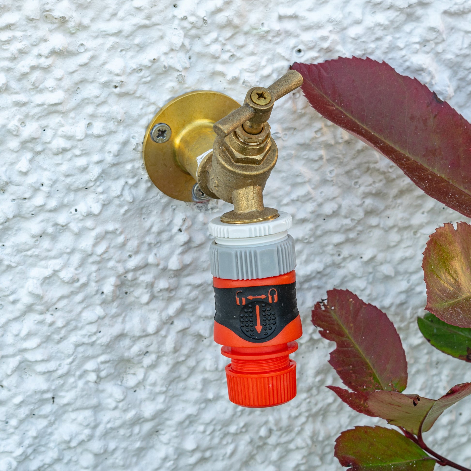 Cost Wise Click and Lock Hose Connector 1/2" Orange - Best4Trade-Retail Garden watering