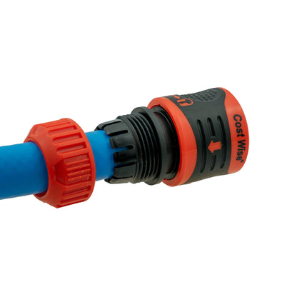 Cost Wise Click and Lock Hose Connector 1/2" Orange - Best4Trade-Retail Garden watering