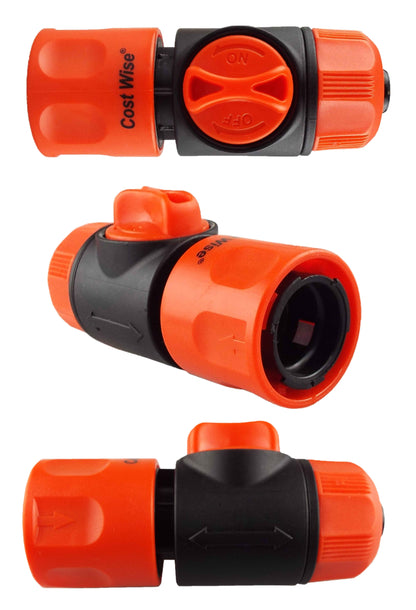 Cost Wise Hose Connector with Valve - Best4Trade-Retail Garden watering