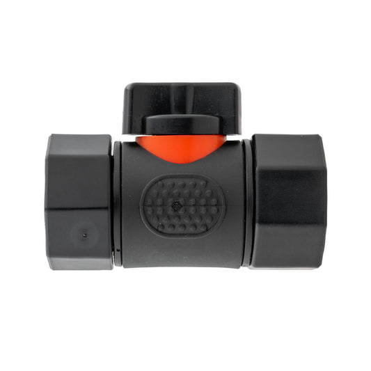 In Line Soft Touch Valve 3/4" BSPF Black - Best4Trade-Retail Garden watering