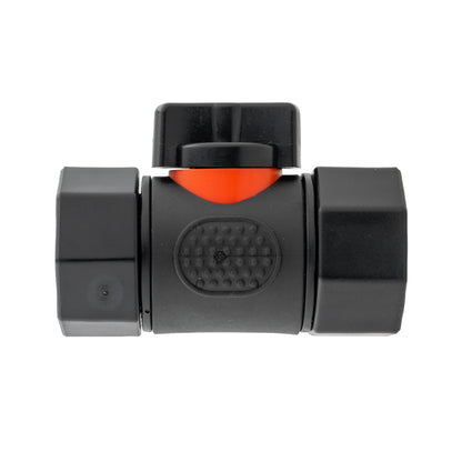 Hose Connector Lime with In-Line BSPF Valve and 20mm MDPE Straight - Best4Trade-Retail Garden watering