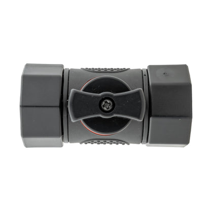 IBC 2” S60X6 Cap with In-Line BSPF Valve and MDPE Straight 20mm