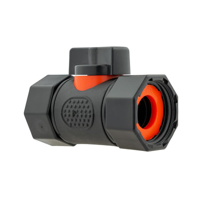 IBC 2” S60X6 Cap with In-Line BSPF Valve and MDPE Straight 20mm