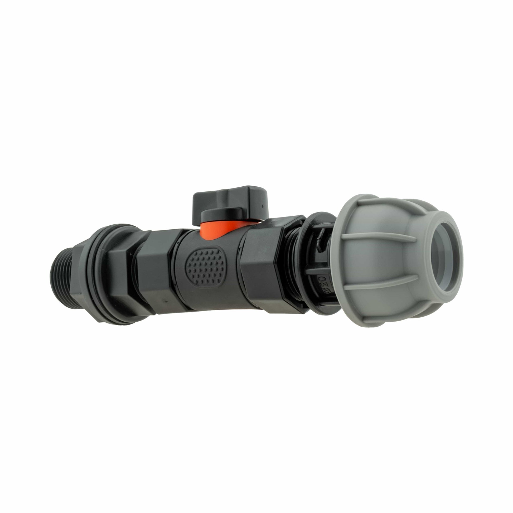 Water Butt Connector 3/4" BSP with In-Line BSPF Valve and 20mm MDPE Straight - Best4Trade-Retail Garden watering