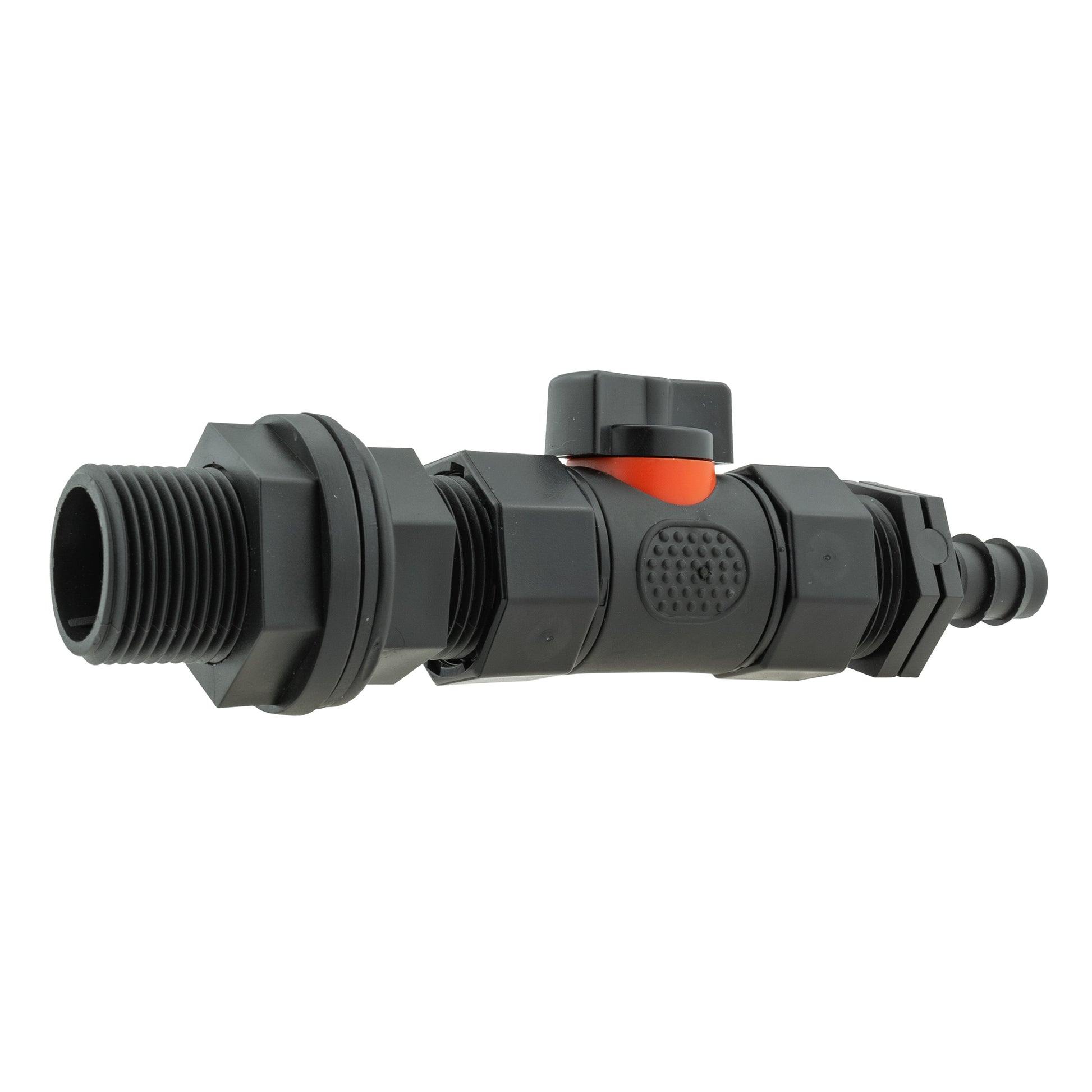 Water Butt Connector 3/4" BSP with In-Line BSPF Valve and 16mm Barbed Straight - Best4Trade-Retail Garden watering