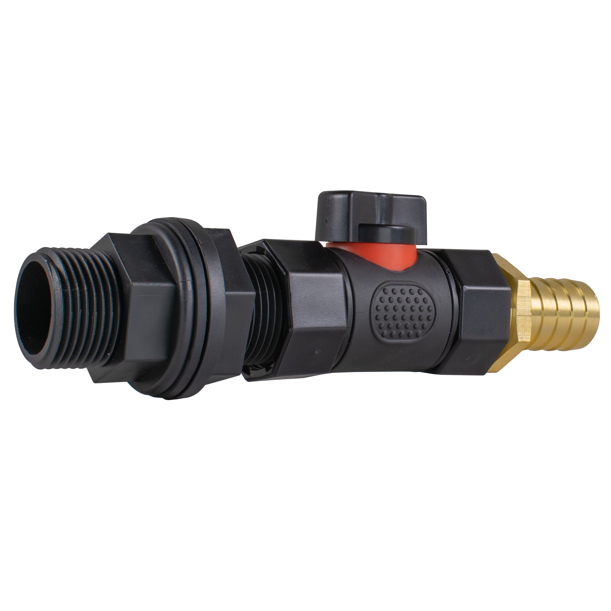 Water Butt Connector 3/4" BSP with In-Line BSPF Valve and 19mm Brass Barb - Best4Trade-Retail Garden watering