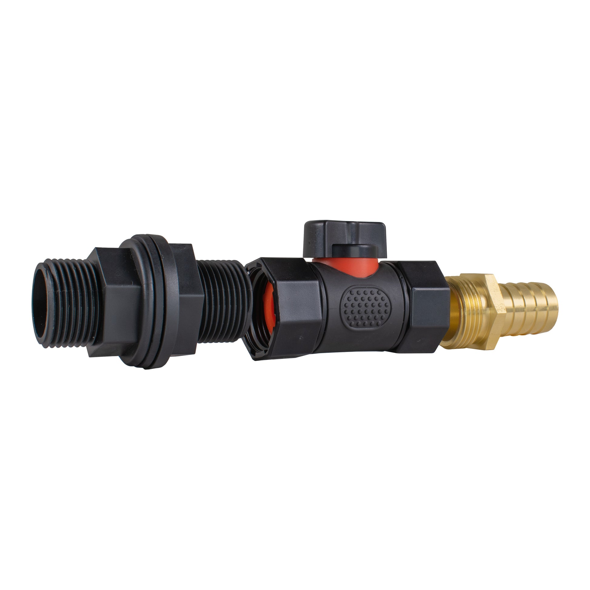 Water Butt Connector 3/4" BSP with In-Line BSPF Valve and 19mm Brass Barb - Best4Trade-Retail Garden watering