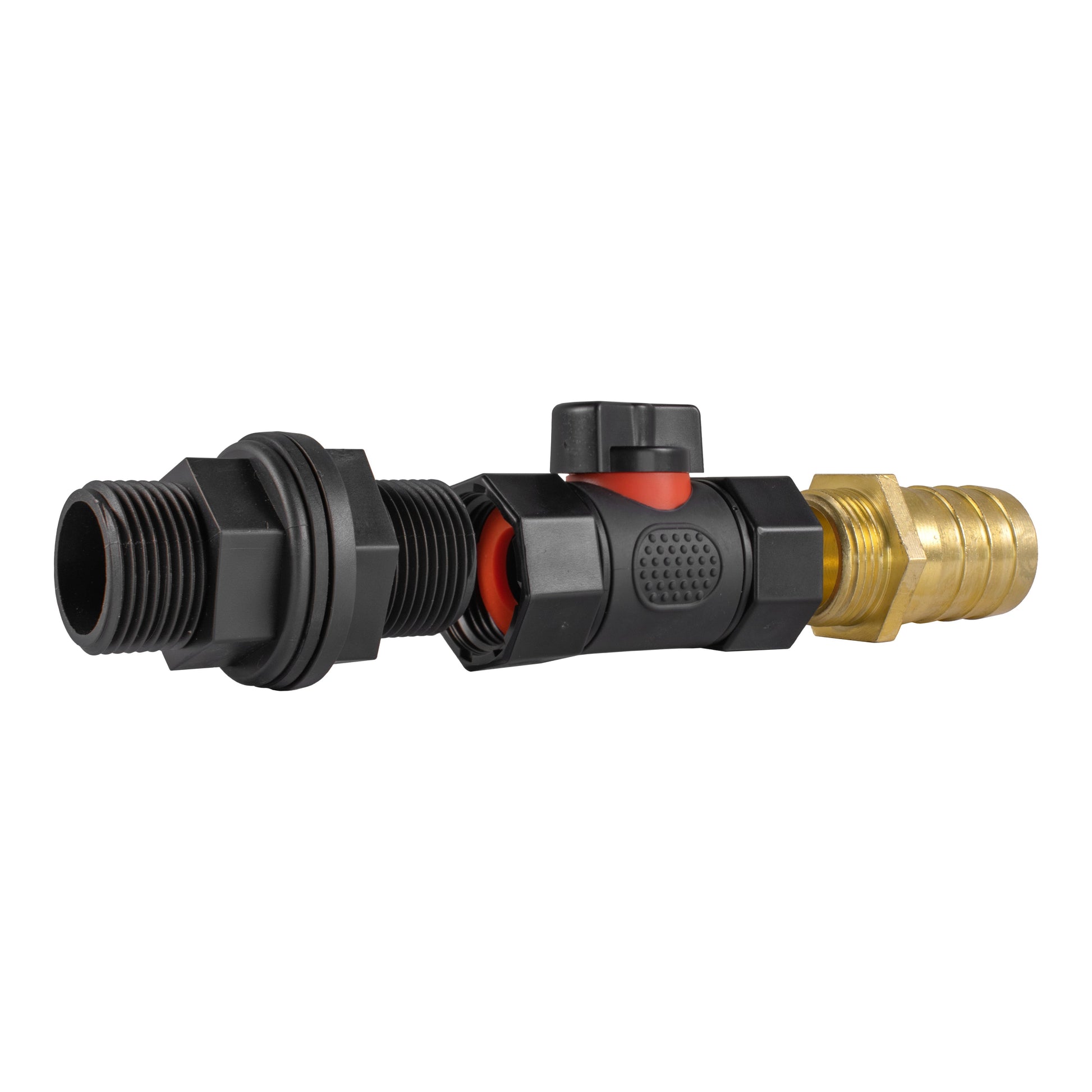 Water Butt Connector 3/4" BSP with In-Line BSPF Valve and 25mm Brass Barb - Best4Trade-Retail Garden watering