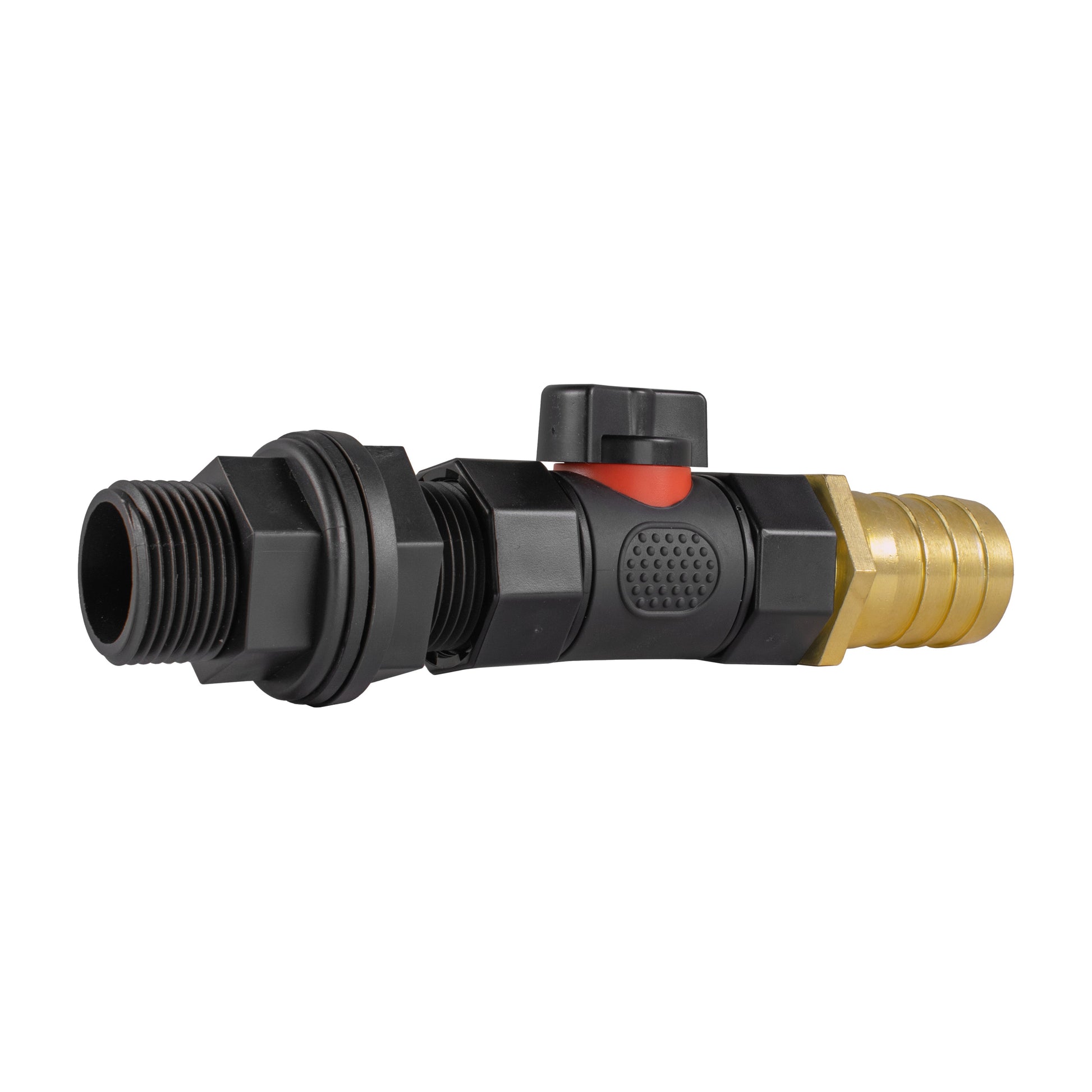 Water Butt Connector 3/4" BSP with In-Line BSPF Valve and 25mm Brass Barb - Best4Trade-Retail Garden watering