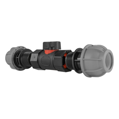 In-Line BSPF Valve with 2 x 20mm MDPE Straight Connectors - Best4Trade-Retail Garden watering