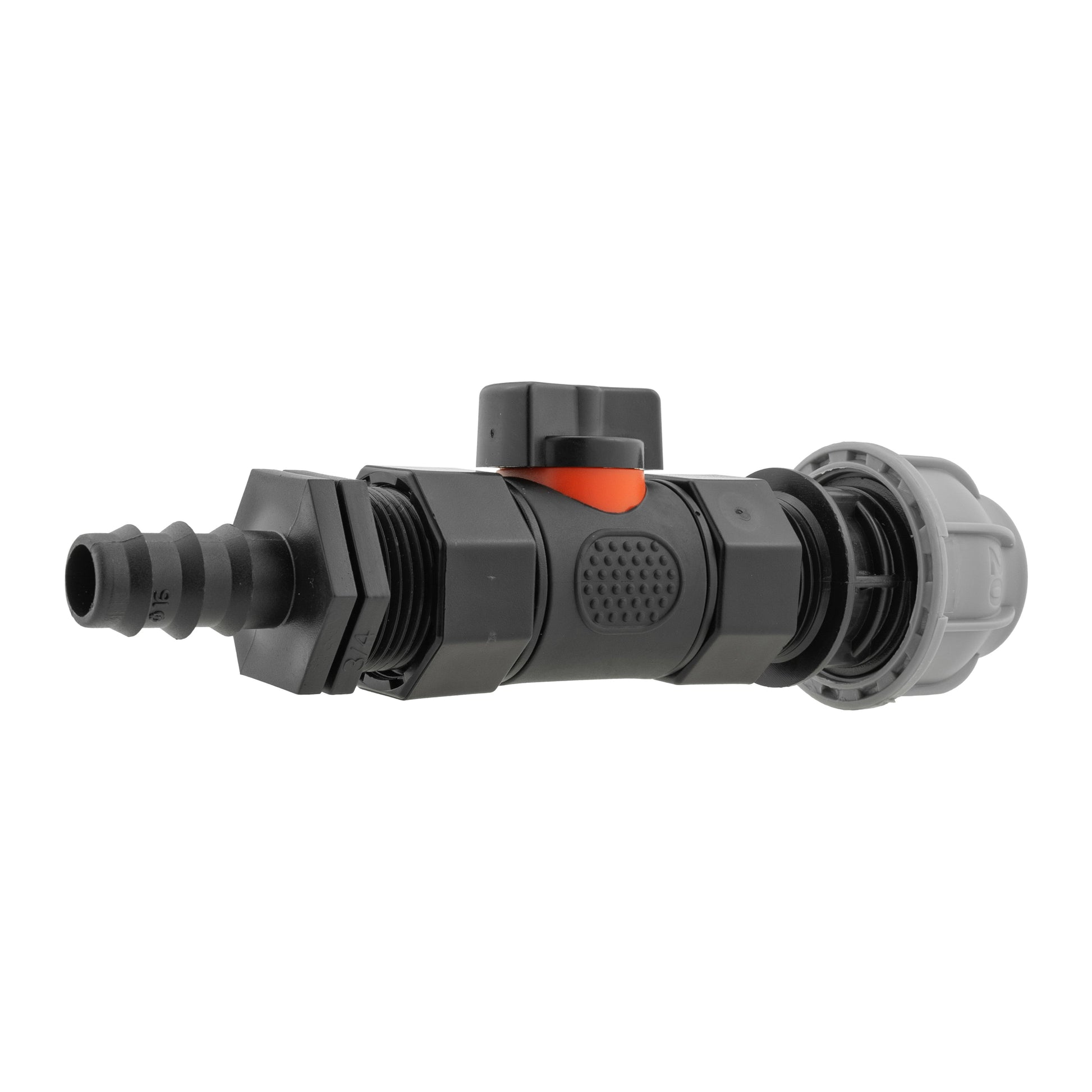 20mm MDPE Straight with In-Line BSPF Valve and 16mm Barbed Straight - Best4Trade-Retail Garden watering