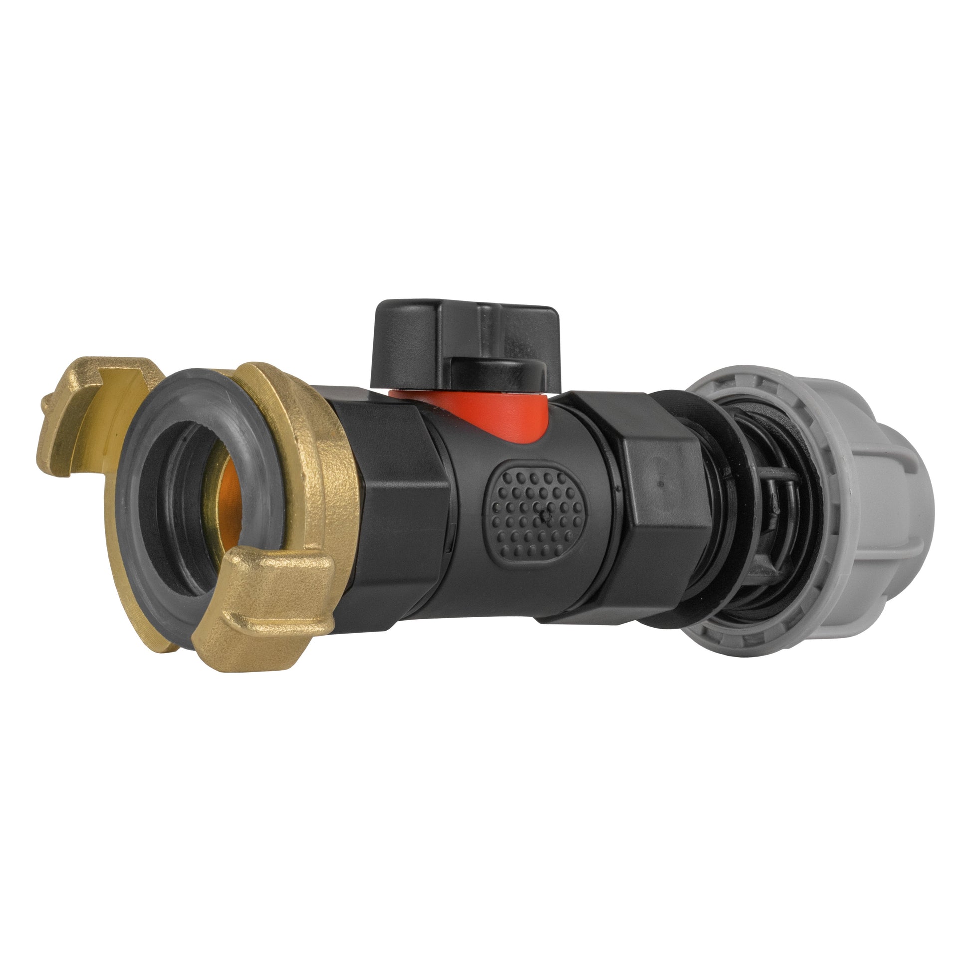 20mm MDPE Straight with In-Line BSPF Valve and Geka Type Connector - Best4Trade-Retail Garden watering