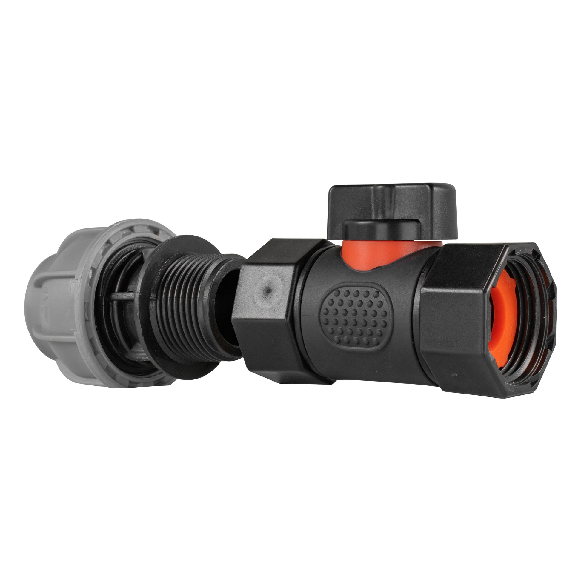 20mm MDPE Straight with In-Line BSPF Threaded Valve - Best4Trade-Retail Garden watering