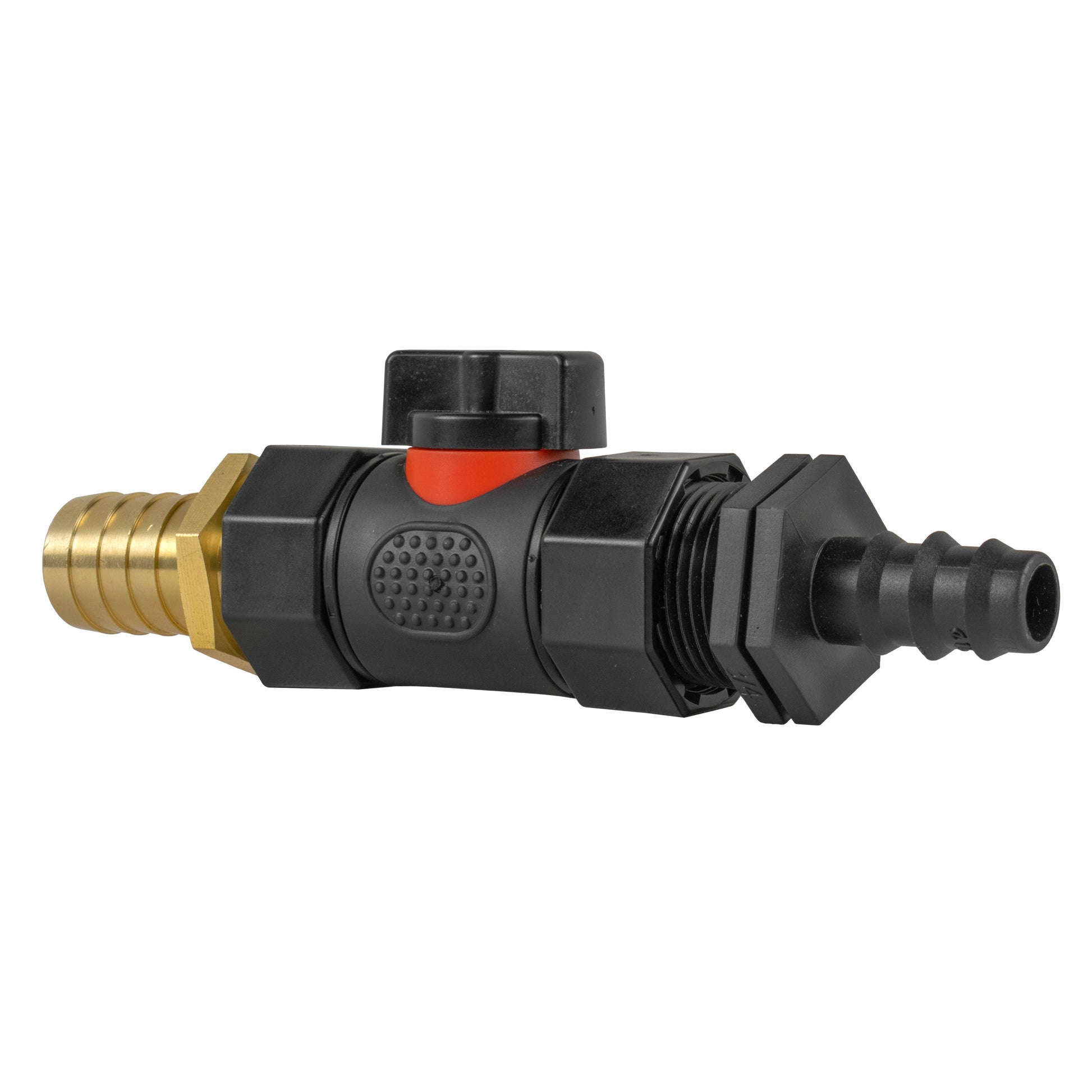 16mm Barbed Straight with In-Line BSPF Valve and 19mm Brass Barb - Best4Trade-Retail Garden watering