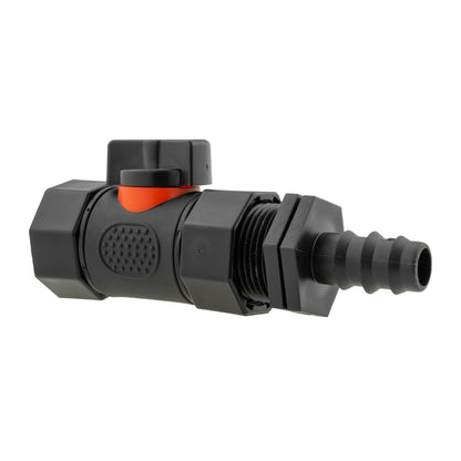 16mm Barbed Straight with In-Line BSPF Threaded Valve - Best4Trade-Retail Garden watering