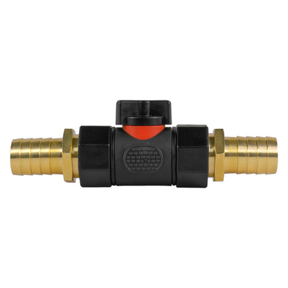 In-Line BSPF Valve with 2 x 19mm Brass Barb Connectors - Best4Trade-Retail Garden watering