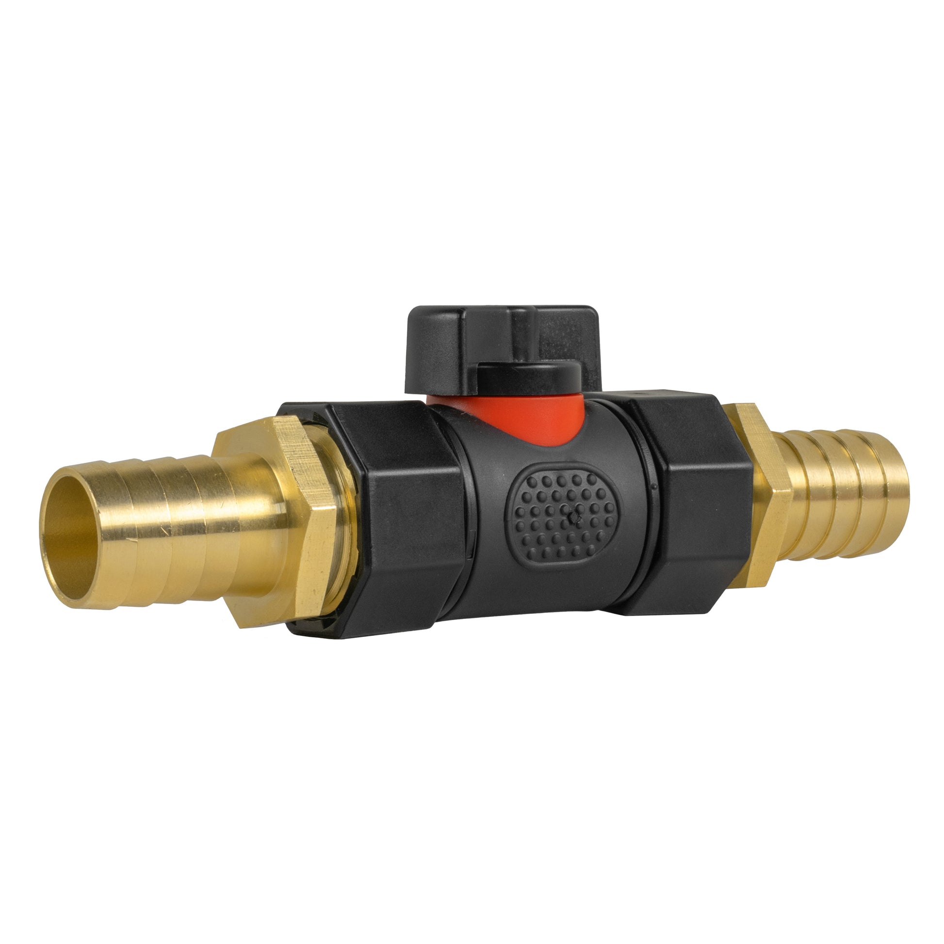 In-Line BSPF Valve with 2 x 19mm Brass Barb Connectors - Best4Trade-Retail Garden watering