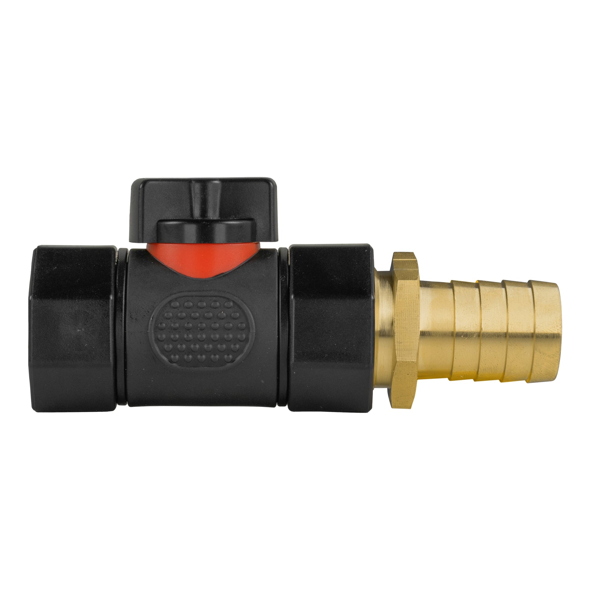 19mm Brass Barb with In-Line BSPF Threaded Valve - Best4Trade-Retail Garden watering