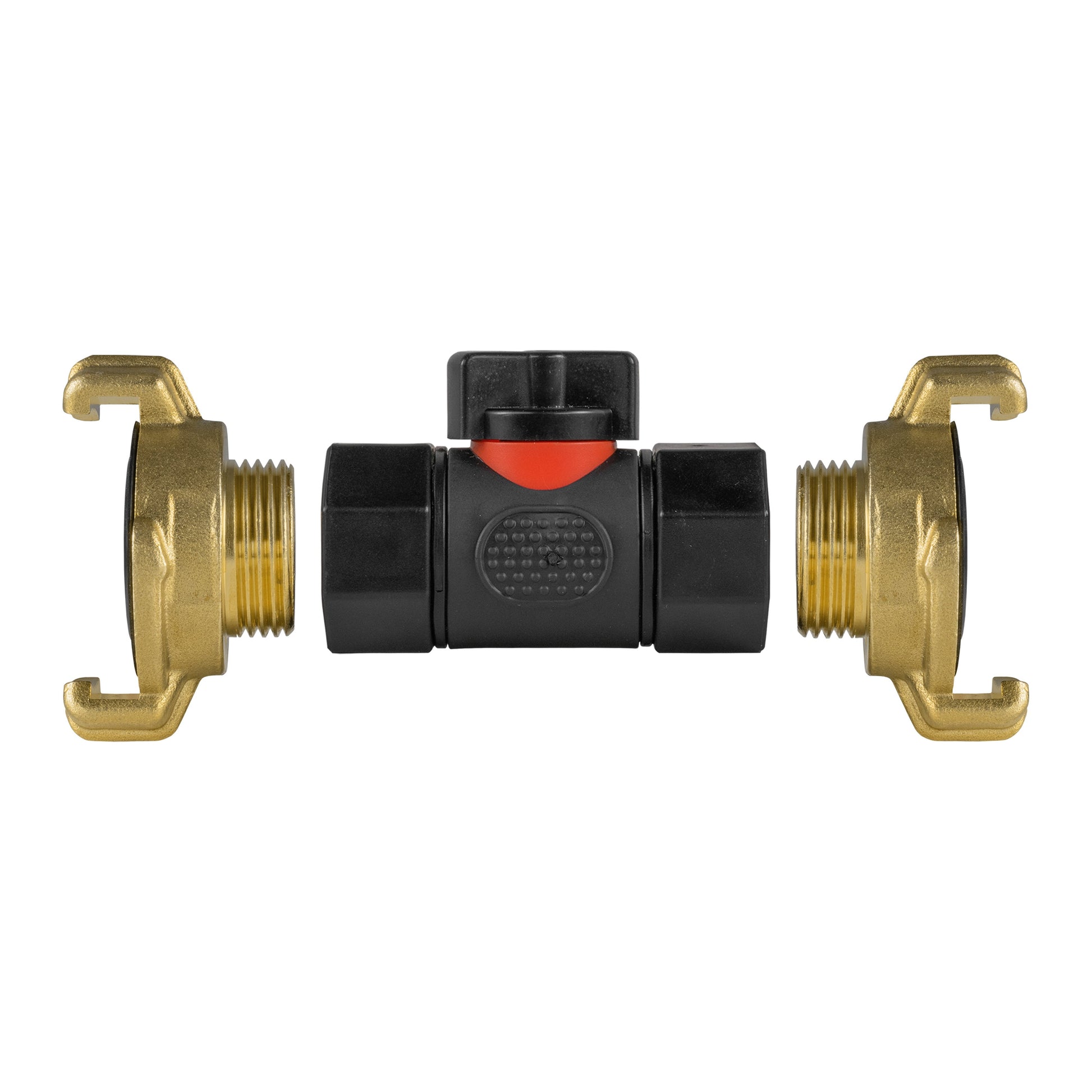 In-Line BSPF Valve with 2 x Geka Type Connectors - Best4Trade-Retail Garden watering