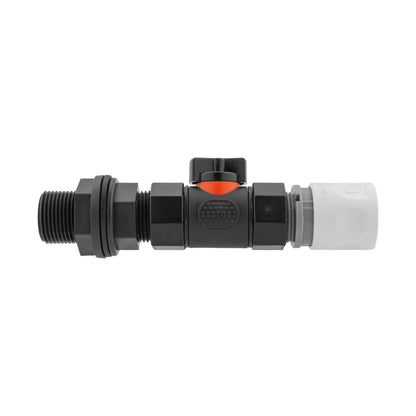 Hose Connector WL with In-Line BSPF Valve and Water Butt Connector - Best4Trade-Retail Garden watering