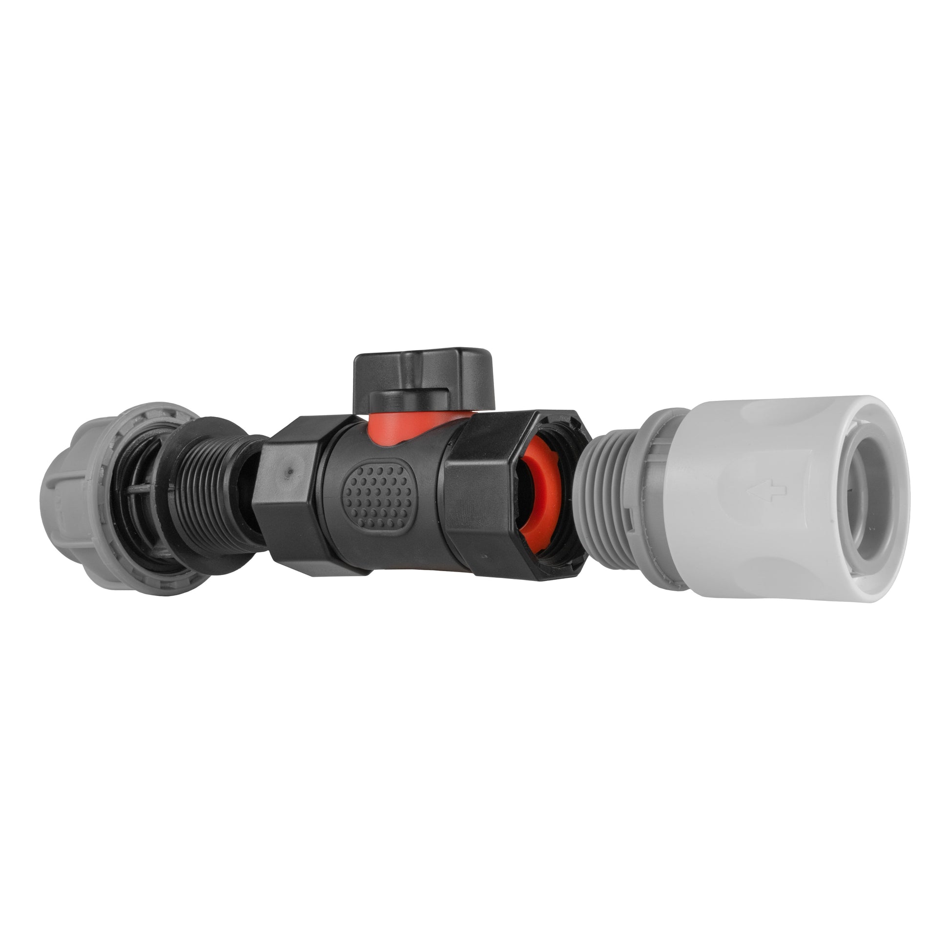 Hose Connector WL with In-Line BSPF Valve and 20mm MDPE Straight - Best4Trade-Retail Garden watering