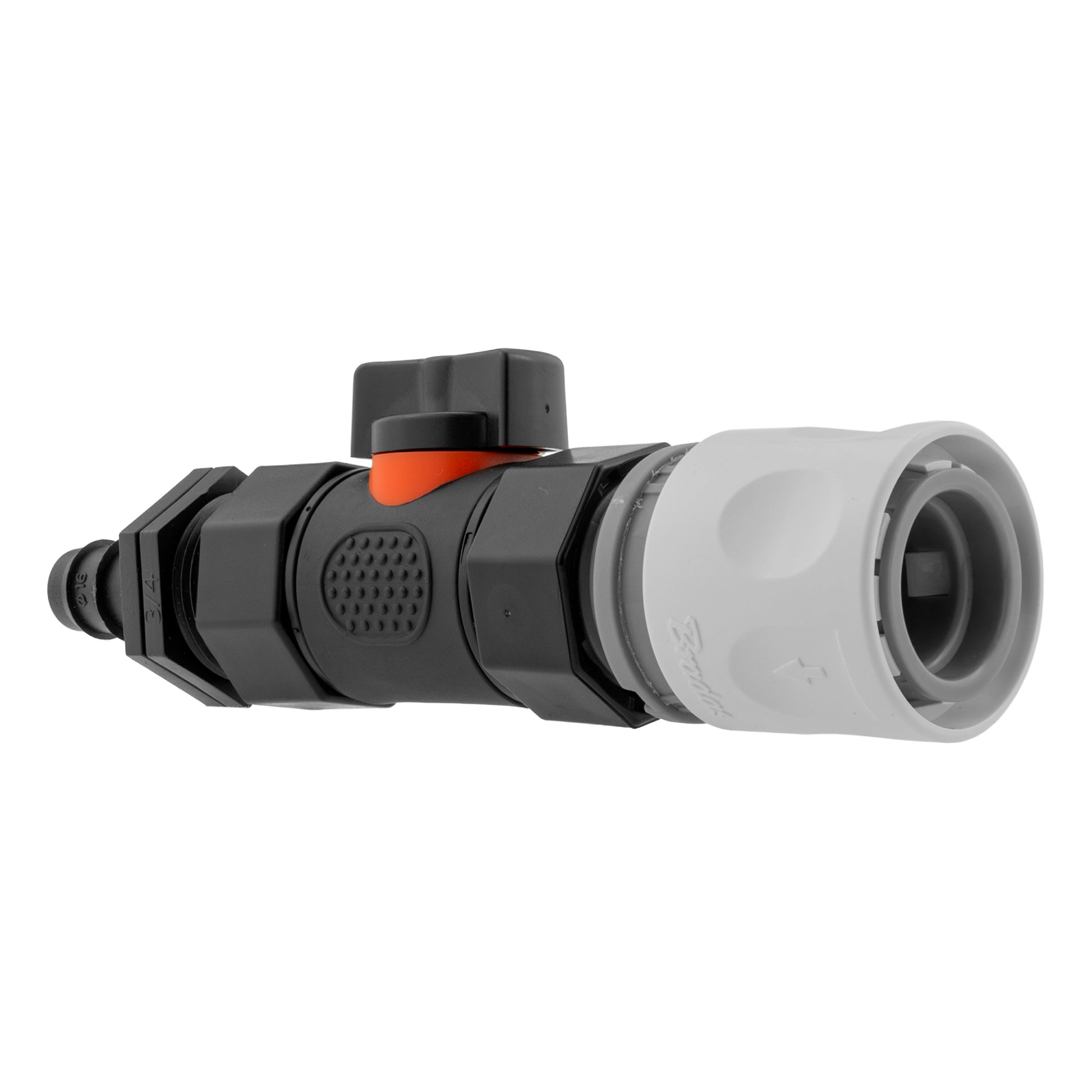 Hose Connector WL with In-Line BSPF Valve and 16mm Barbed Straight - Best4Trade-Retail Garden watering