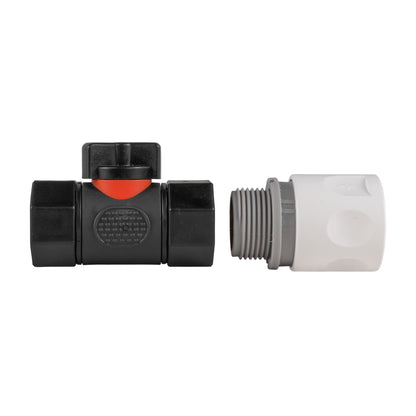 Hose Connector WL with In-Line BSPF Threaded Valve - Best4Trade-Retail Garden watering
