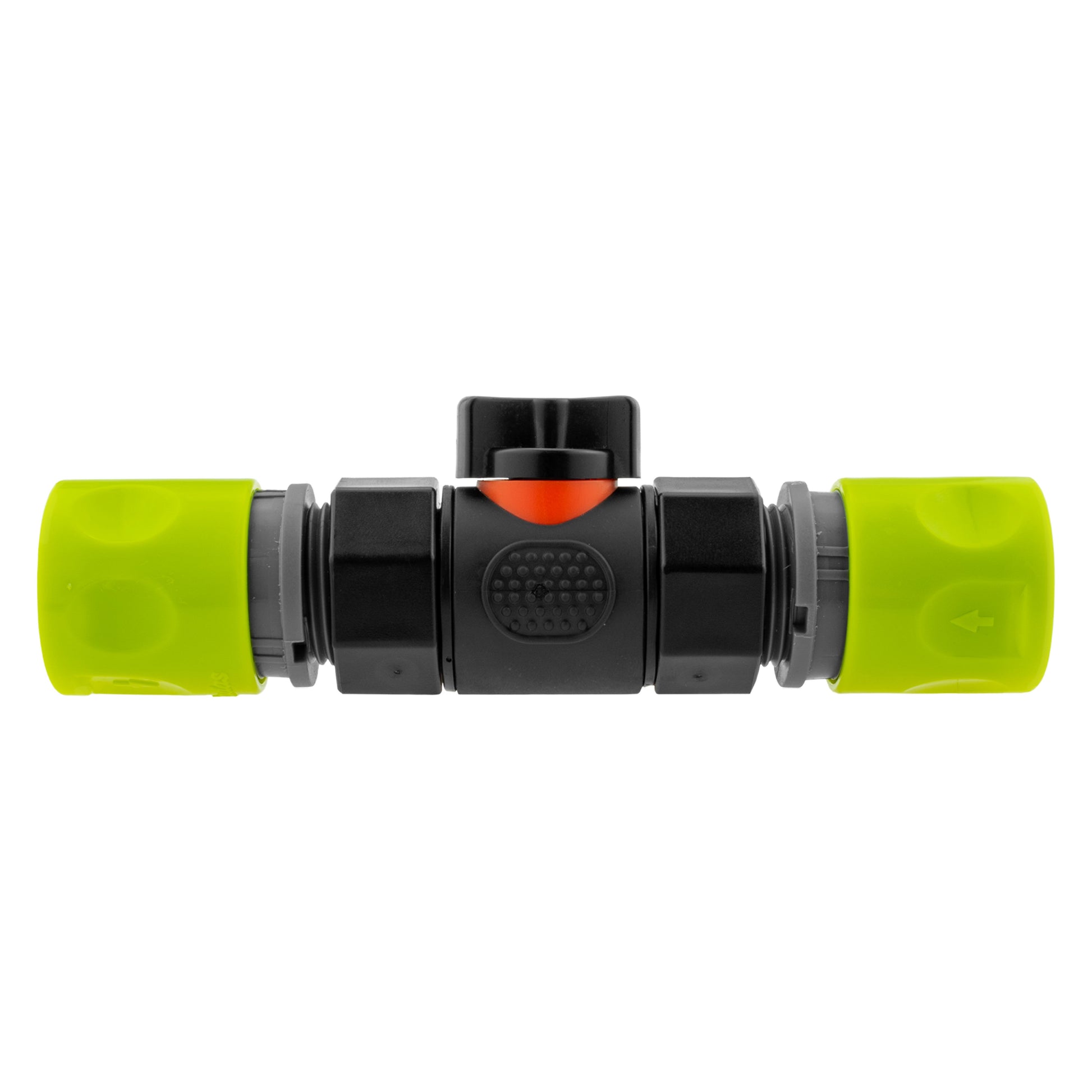 In-Line BSPF Valve with 2 x Hose Connectors Lime - Best4Trade-Retail Garden watering