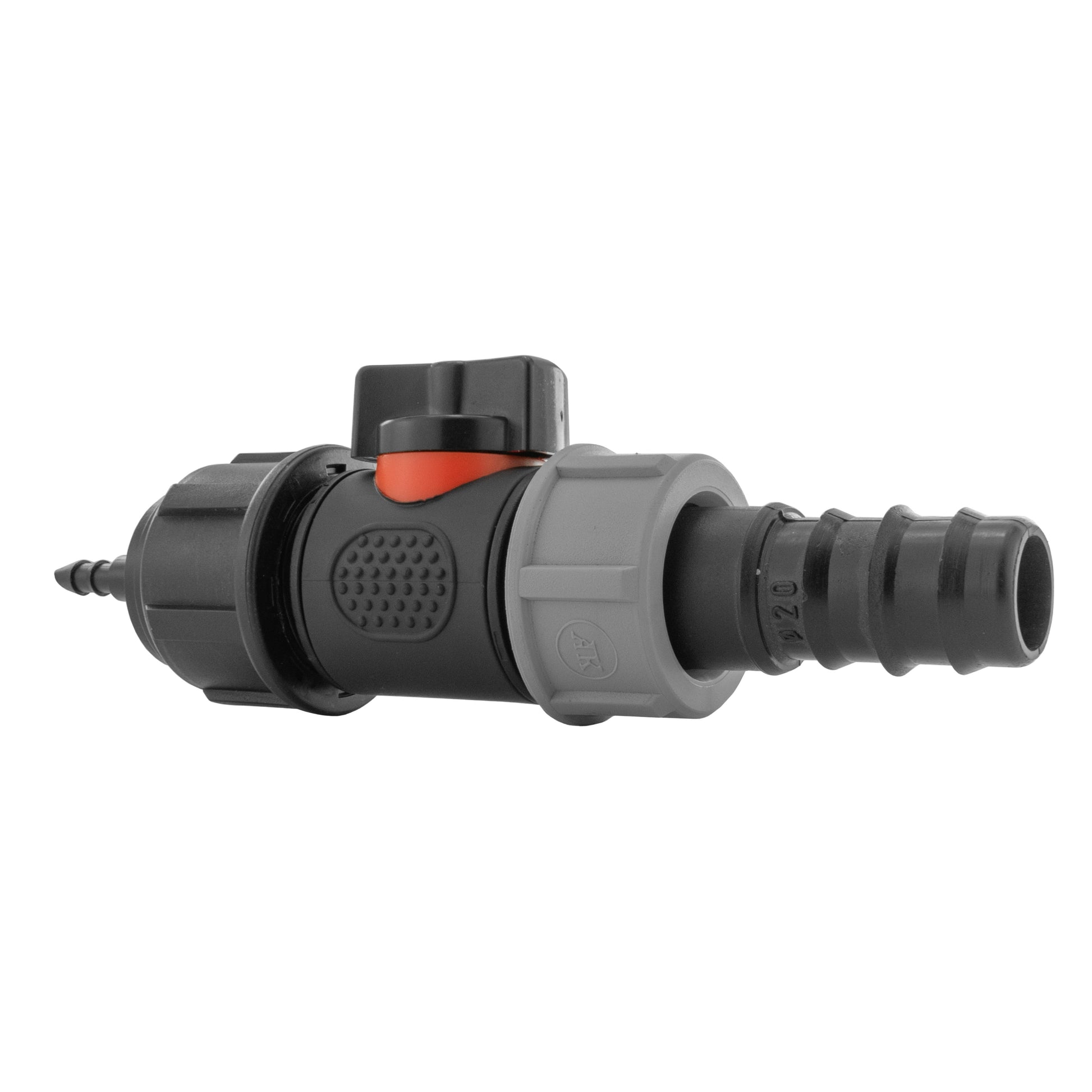 4mm Barb Micro Connector with In-Line BSPM Valve and 20mm Barbed Straight - Best4Trade-Retail Garden watering